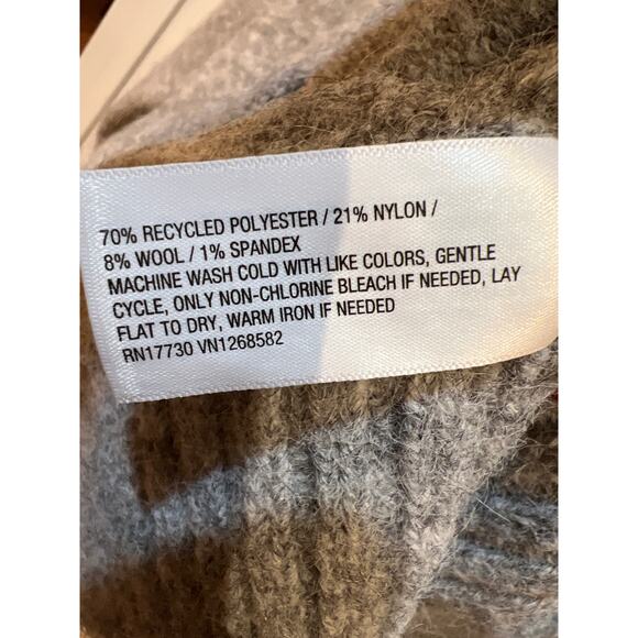 Wild Fable Women’s Gray Sweater Size Large Wool Blend Logan Look NWT Cozy Warm - Picture 7 of 10